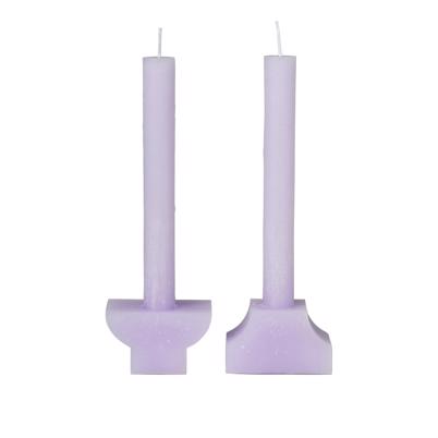 Broste Copenhagen Pilas Lys Sæt Serenity Light Purple  Shop Online Hos Blossom